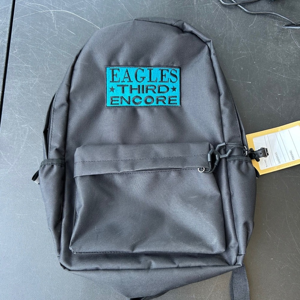Eagles Tour Vibee Backpack Black Canvas‎ Concert Merch The Sphere Eagles Merch